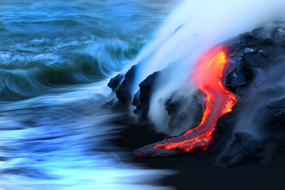 Извержение вулкана на Гавайских островах