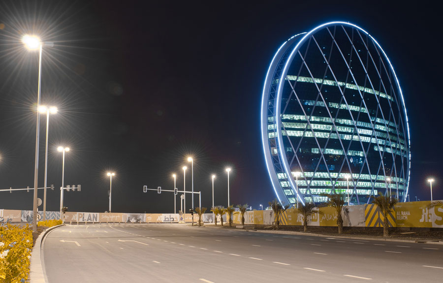 Круглый небоскреб в Абу-Даби