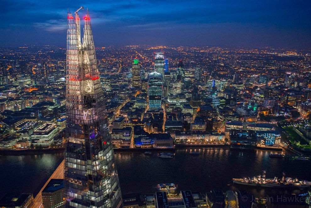 Лондон с высоты в объективе Джейсона Хокса
