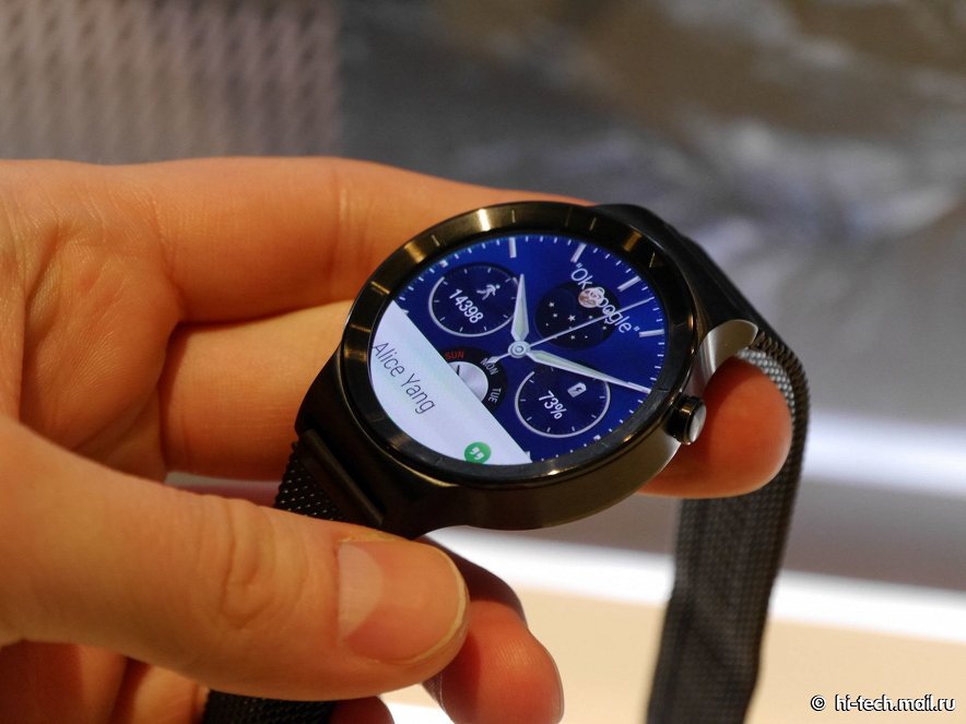 Стильные смарт-часы Huawei Watch
