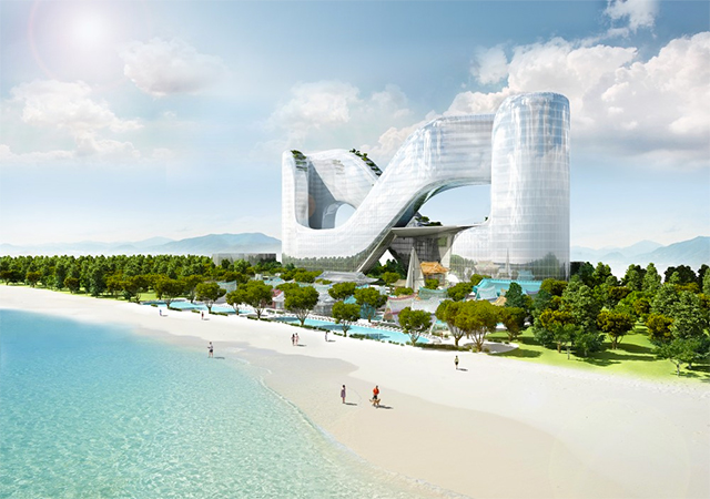 В Южной Корее представили проект олимпийского отеля