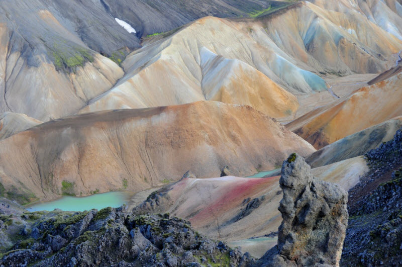 Радужный пейзаж Исландии